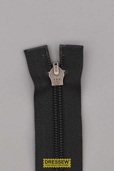 #5 Hidden Reverse Coil Separating Zipper 65cm (26") Charcoal