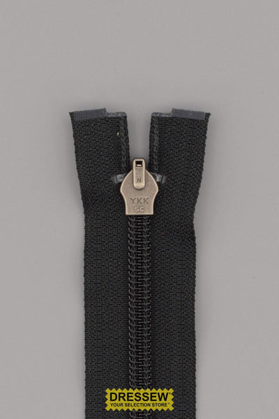 #5 Hidden Reverse Coil Separating Zipper 68cm (27") Black