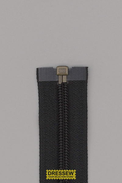 #5 Hidden Reverse Coil Separating Zipper 68cm (27") Black