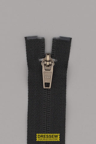 #5 Hidden Reverse Coil Separating Zipper 68cm (27") Black