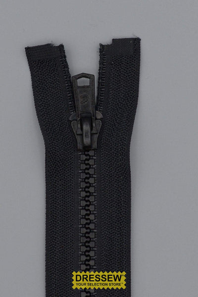 #5 Medium Vislon Separating Zipper 70cm (28") Black