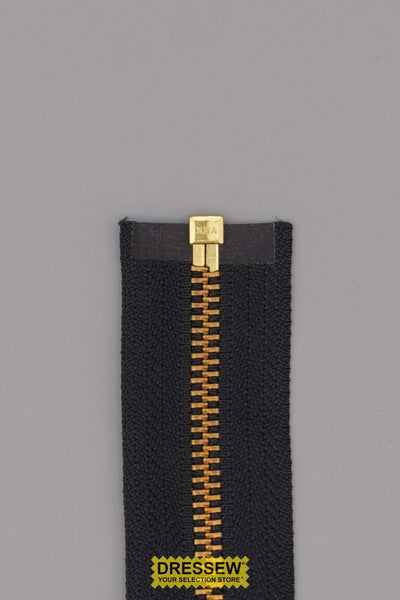 #5 Metal Separating Zipper 40cm (16") Black