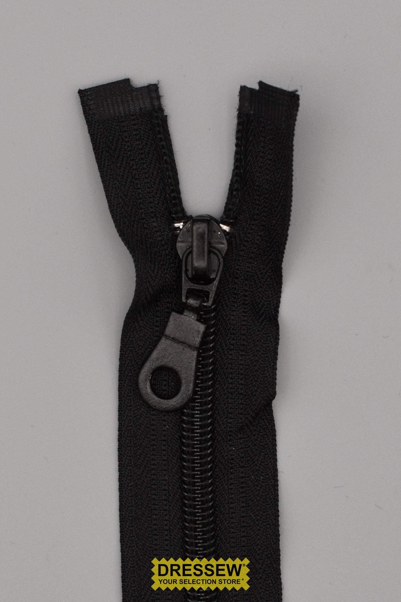 #5 Separating Zipper 63cm (25") Black