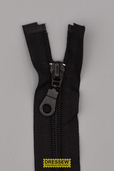 #5 Separating Zipper 63cm (25") Black