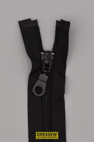 #5 Separating Zipper 63cm (25") Black