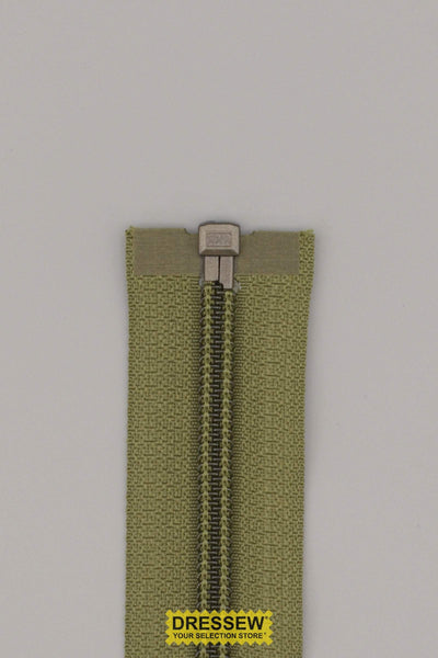 #5 Separating Zipper 75cm (30") Army Green