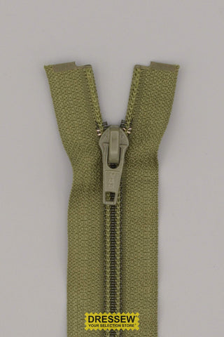 #5 Separating Zipper 75cm (30") Army Green