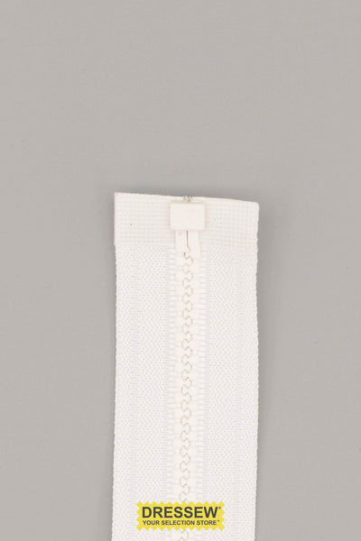 #5 Vislon Separating Zipper 33cm (13") White