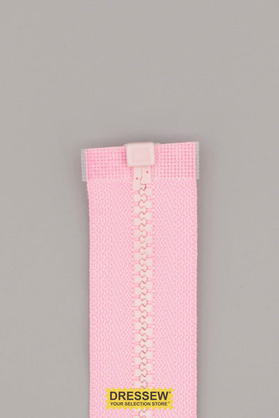 #5 Vislon Separating Zipper 35cm (14") Pink