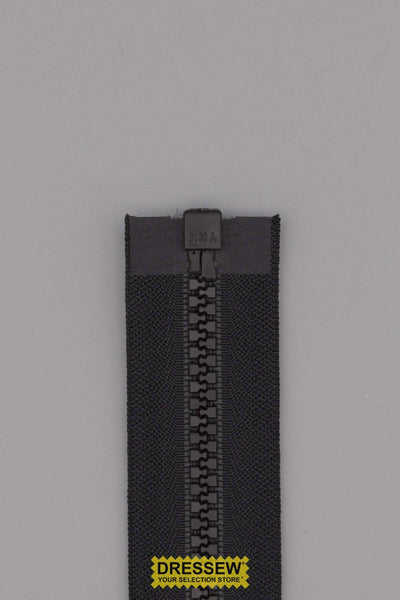 #5 Vislon Separating Zipper 50cm (20") Black