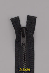 #5 Vislon Separating Zipper 55cm (22") Black