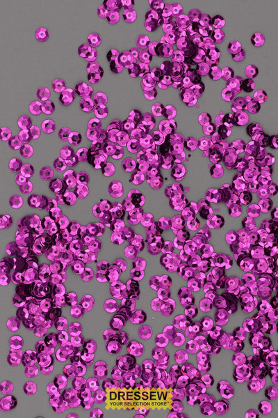 5mm Cup Sequins Fuchsia