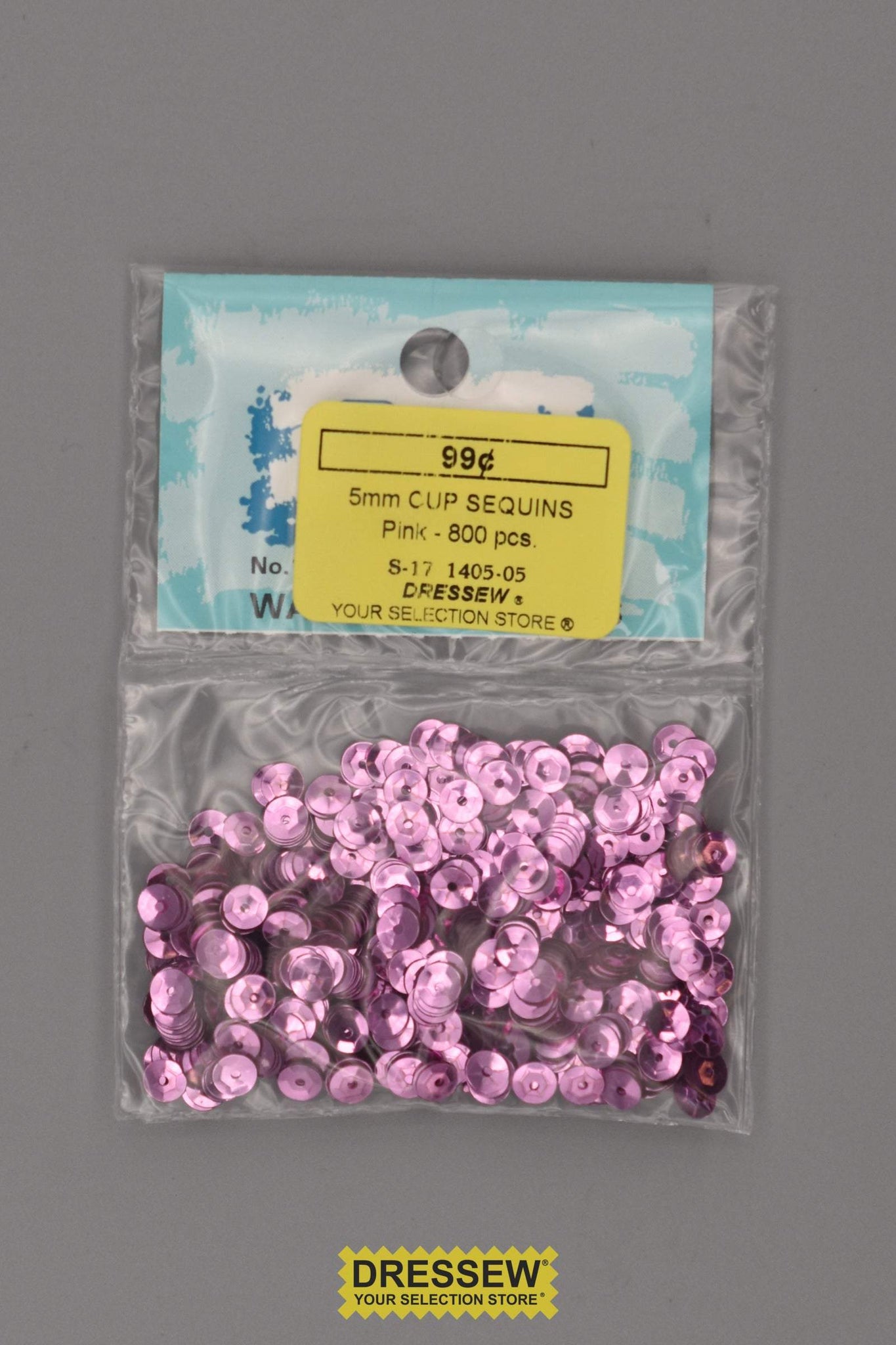 5mm Cup Sequins Pink