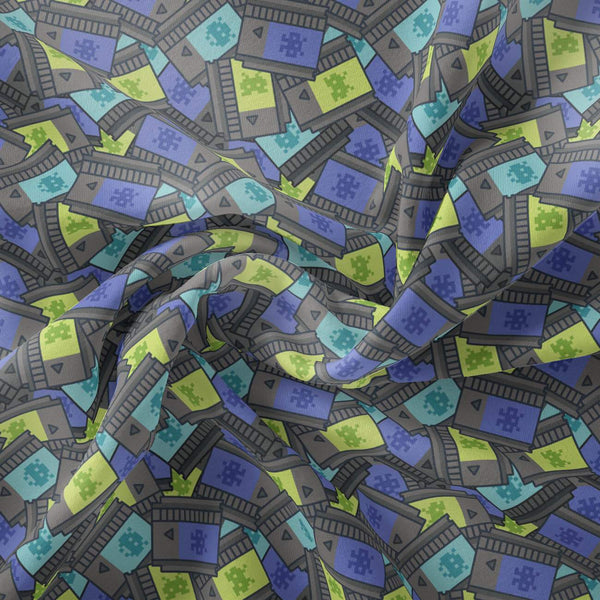 80's Arcade Game Cartridges Grey / Multi