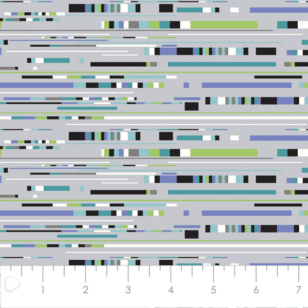 80's Arcade Glitch Light Grey / Multi