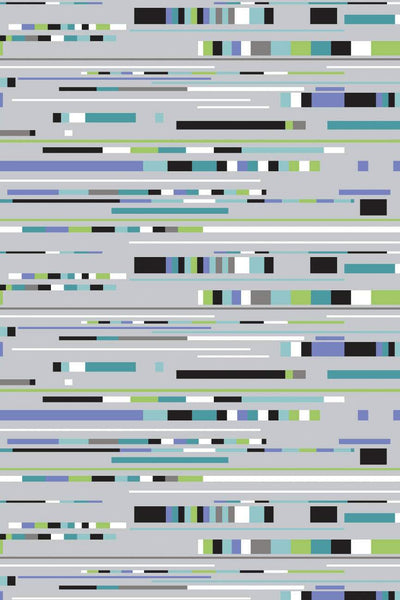 80's Arcade Glitch Light Grey / Multi