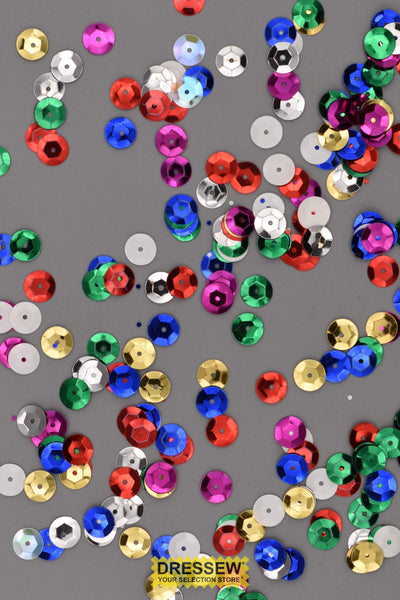 8mm Cup Sequins Multi