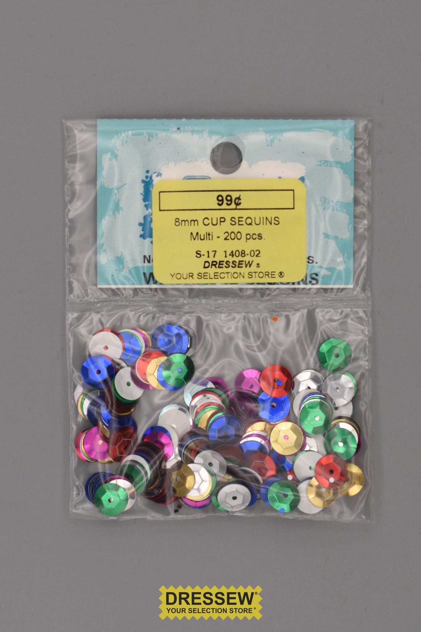 8mm Cup Sequins Multi