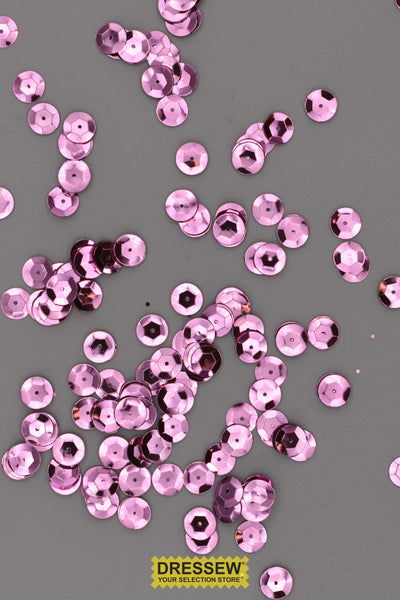 8mm Cup Sequins Pink