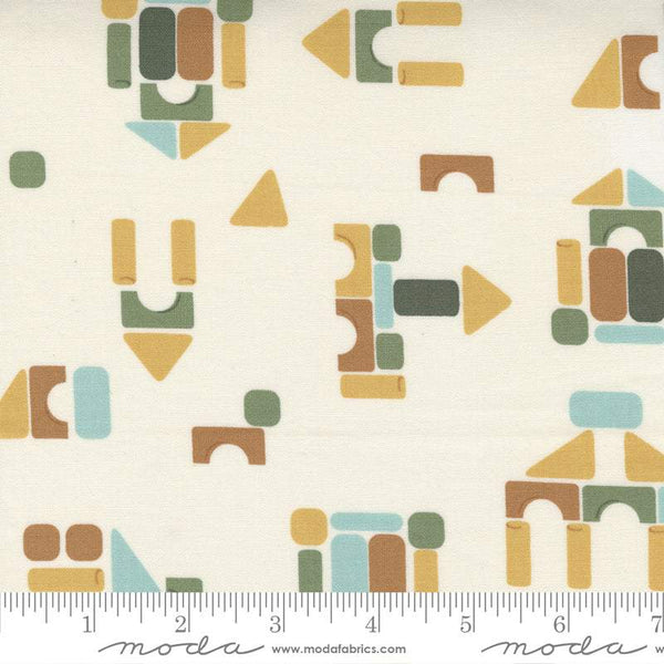 ABC XYZ Wood Block By Stacy Iest Hsu For Moda Cream