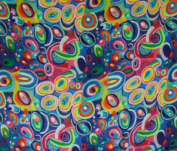 Abstract Bubble Shine Royal / Pink