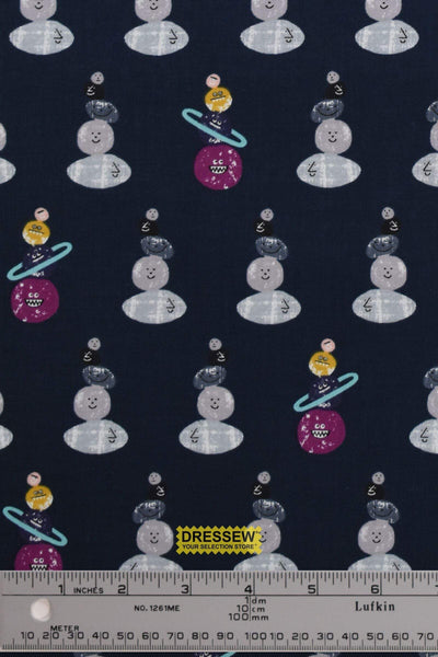 Across The Universe Dark Side of the Moon Cotton + Steel Dark Teal Neon