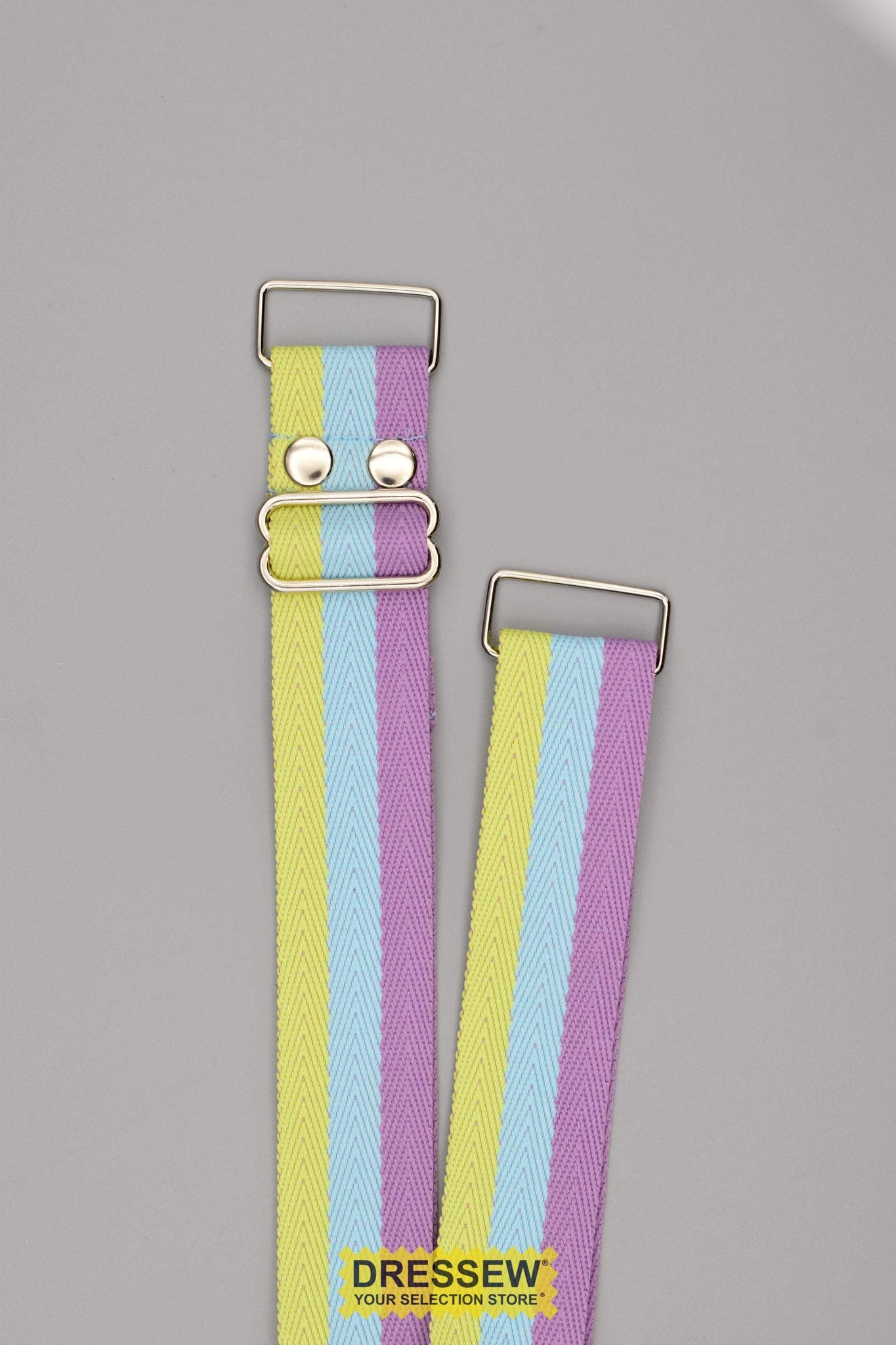 Adjustable Strap 21" to 38" Multi Stripe