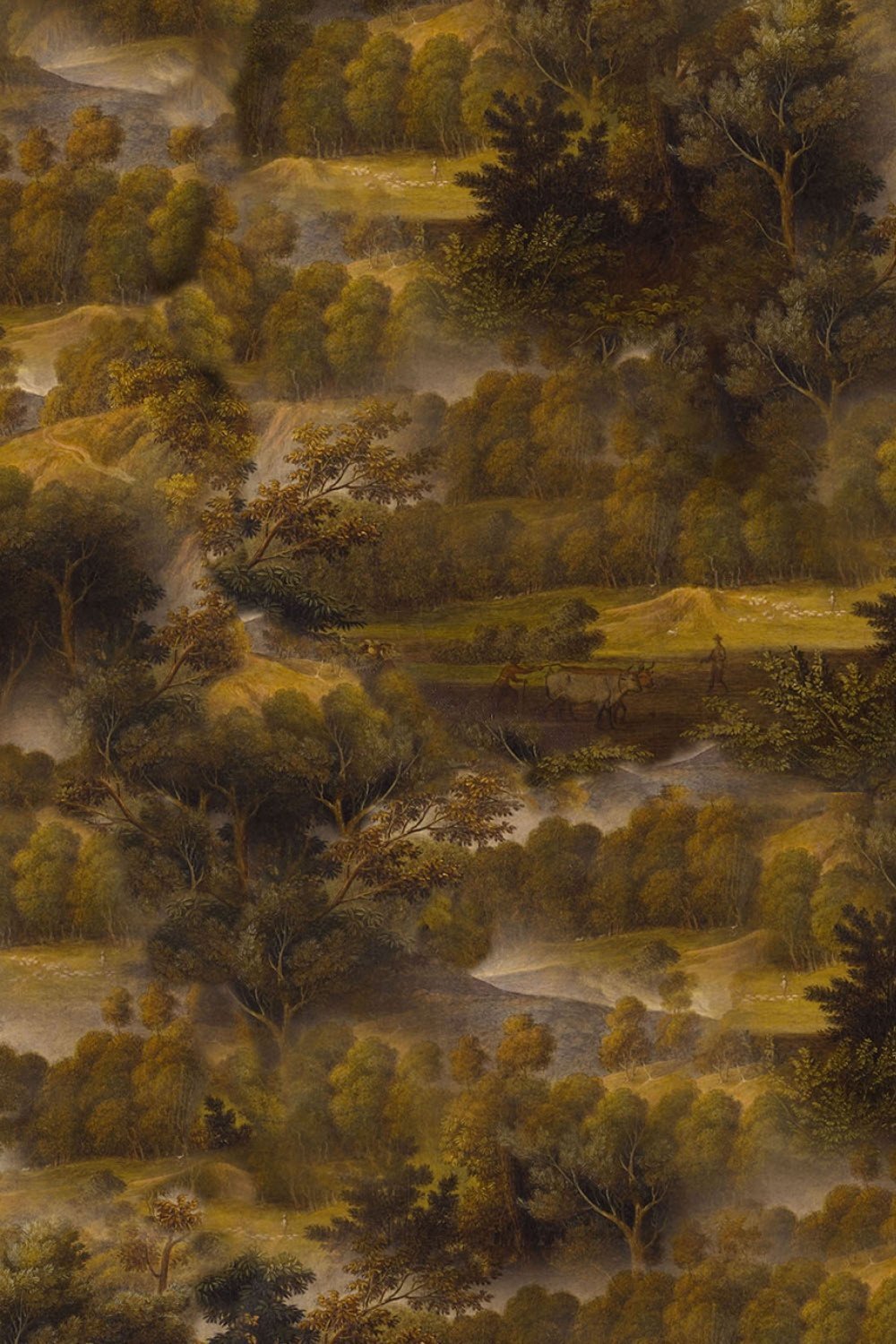 Among The Ferns Landscape By Hoffman Fauna