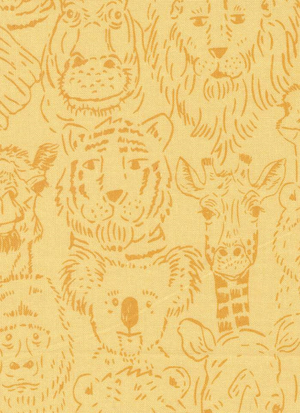 Animal Park Fun Big Happy Family By Stacy Iest Hsu For Moda Banana