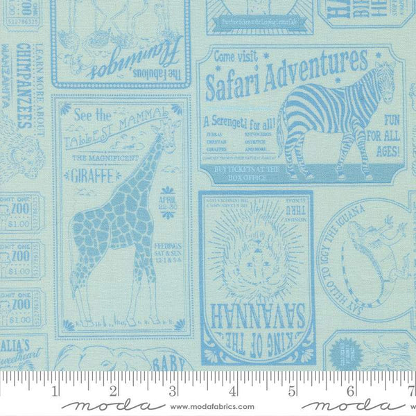 Animal Park Fun Vintage Zoo By Stacy Iest Hsu For Moda Water