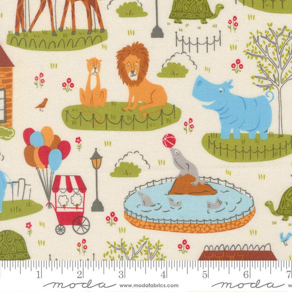 Animal Park Fun Zoo Animals By Stacy Iest Hsu For Moda Dove