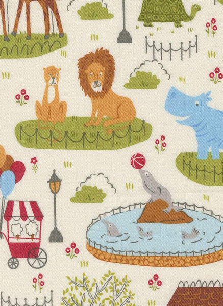 Animal Park Fun Zoo Animals By Stacy Iest Hsu For Moda Dove