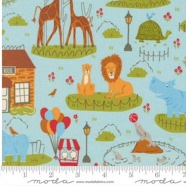 Animal Park Fun Zoo Animals By Stacy Iest Hsu For Moda Water
