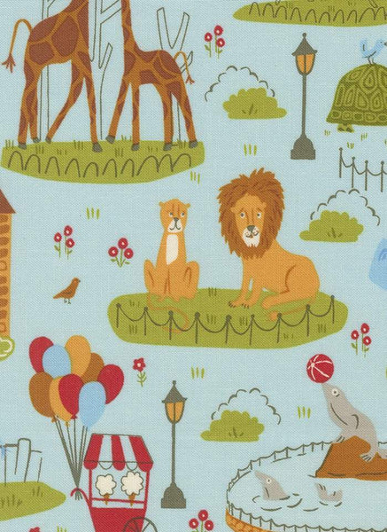 Animal Park Fun Zoo Animals By Stacy Iest Hsu For Moda Water