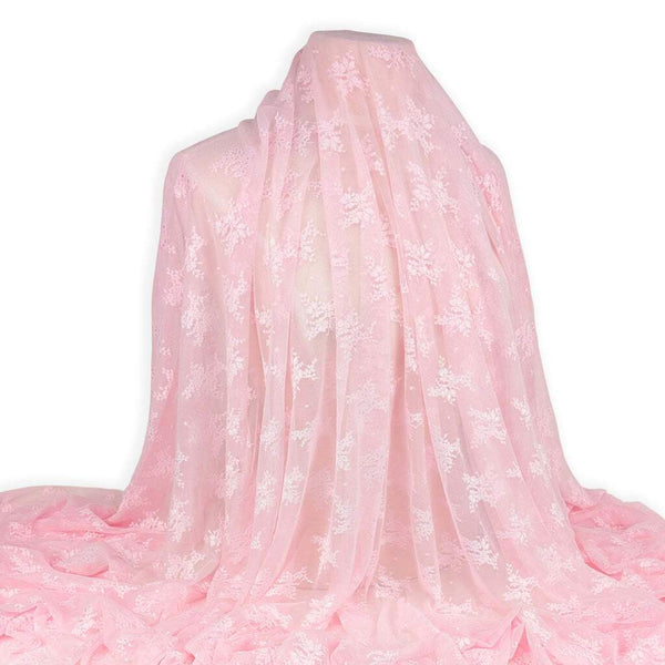 Ashley Stretch Lace Pink