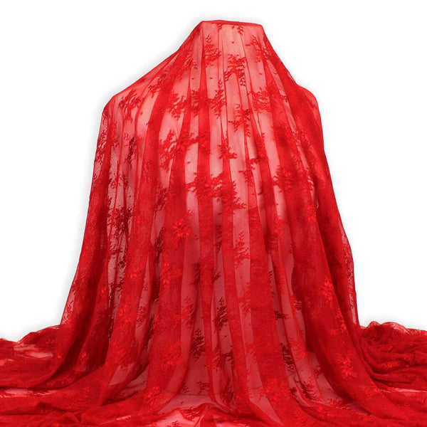 Ashley Stretch Lace Red