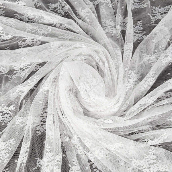 Ashley Stretch Lace White