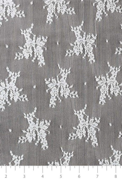 Ashley Stretch Lace White