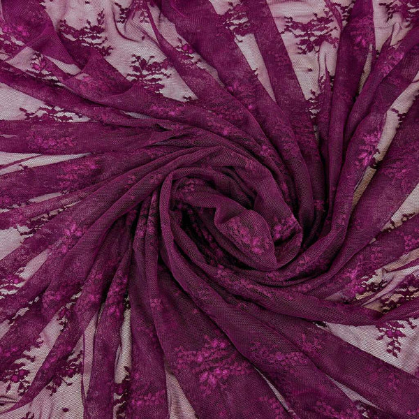 Ashley Stretch Lace Wine