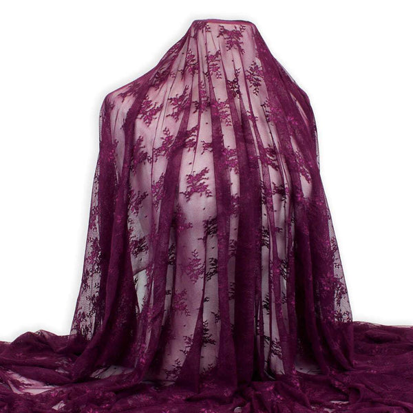 Ashley Stretch Lace Wine
