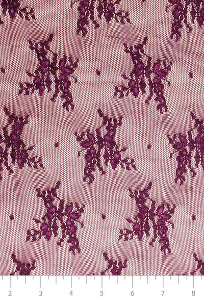 Ashley Stretch Lace Wine