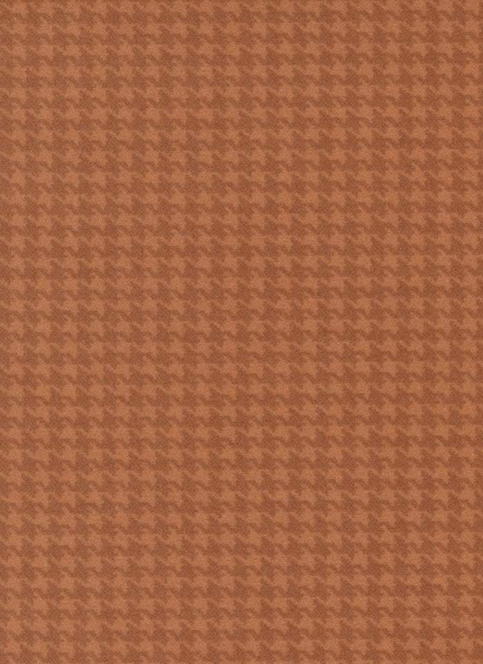 Autumn Gatherings Flannel Houndstooth By Primitive Gatherings For Moda Butternut