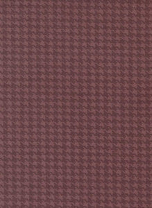 Autumn Gatherings Flannel Houndstooth By Primitive Gatherings For Moda Mulberry