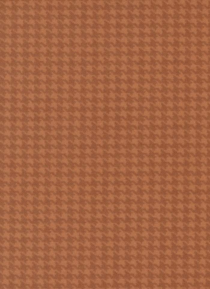 Autumn Gatherings Premium Flannel Houndstooth By Primitive Gatherings For Moda Butternut