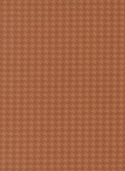 Autumn Gatherings Premium Flannel Houndstooth By Primitive Gatherings For Moda Butternut