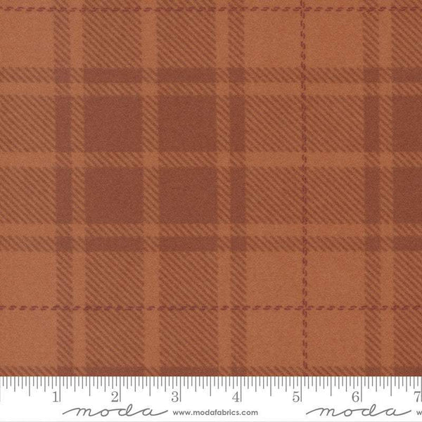 Autumn Gatherings Premium Flannel Large Plaid By Primitive Gatherings For Moda Butternut