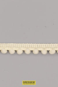 Baby Ball Fringe 9mm (3/8") Ivory