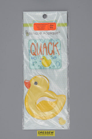 Babyville Boutique Applique  Duck & Quack