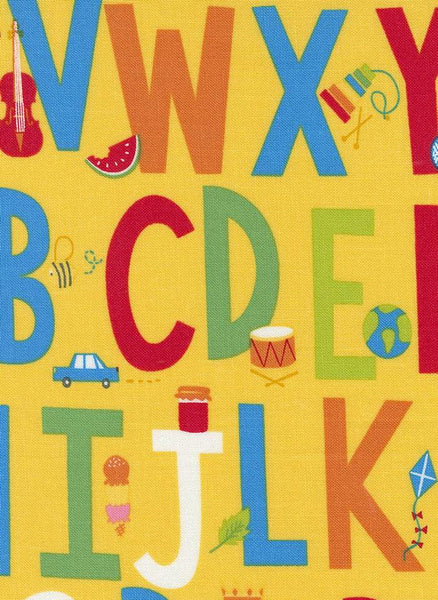 Back To School ABC's Childrens Text By Stacy Iest Hsu For Moda School Bus