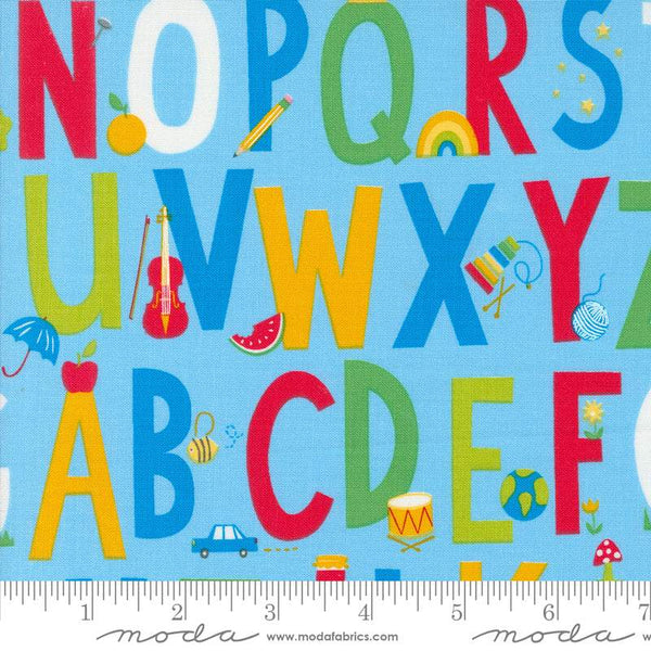 Back To School ABC's Childrens Text By Stacy Iest Hsu For Moda Water